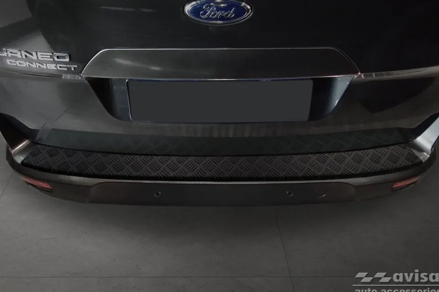 Lastskydd Mattsvart Aluminium Durkplåt till Ford Transit / Tourneo Connect II 2014-2022