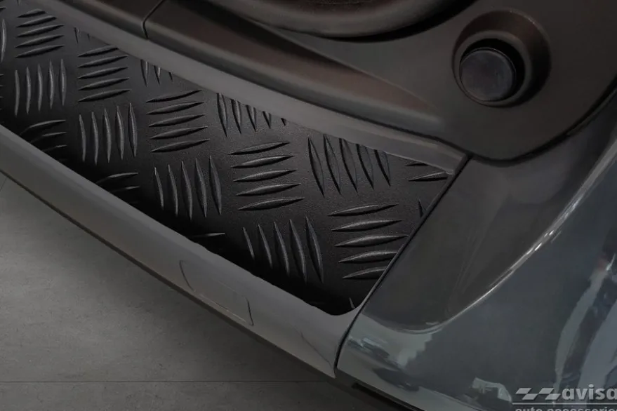 Lastskydd Mattsvart Aluminium Durkplåt till Mercedes Citan II W420 2021->