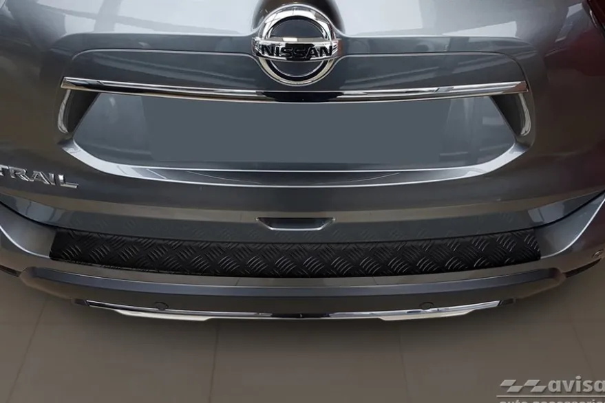 Lastskydd Mattsvart Aluminium Durkplåt till Nissan X-Trail III T32 2017-2021