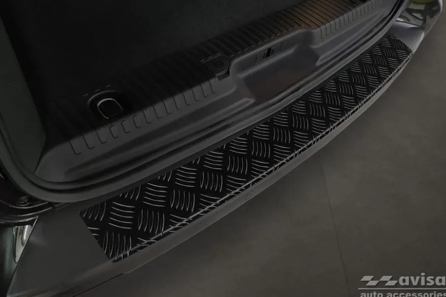 Lastskydd Mattsvart Aluminium Durkplåt till Opel Vivaro III 2019->