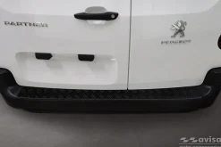 Lastskydd Mattsvart Aluminium Durkplåt till Peugeot Partner 2008-><noscript><img width=