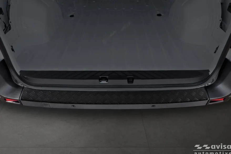Lastskydd Mattsvart Aluminium Durkplåt till Renault Master IV 2024->