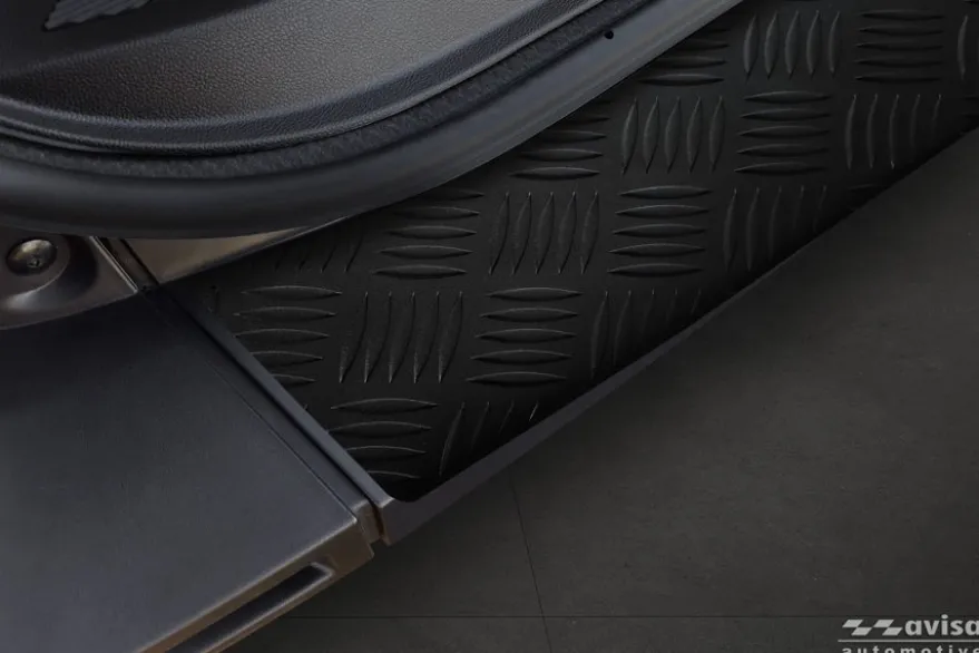 Lastskydd Mattsvart Aluminium Durkplåt till Renault Master IV 2024->