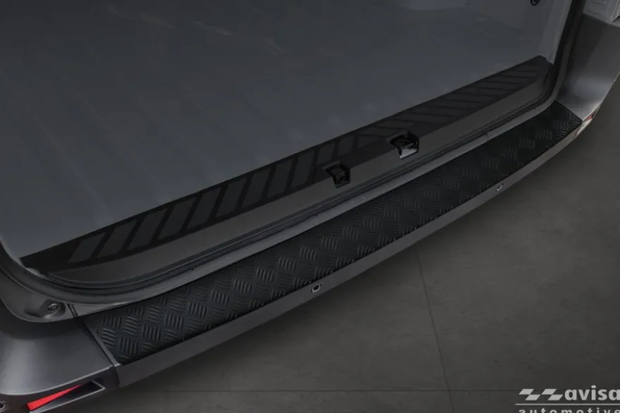 Lastskydd Mattsvart Aluminium Durkplåt till Renault Master IV 2024->