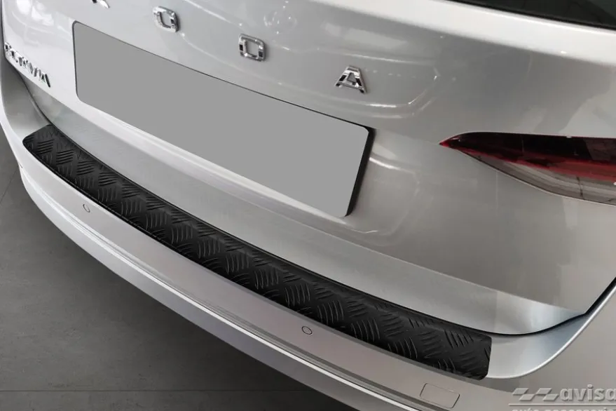 Lastskydd Mattsvart Aluminium Durkplåt till Skoda Octavia IV Kombi 2019->