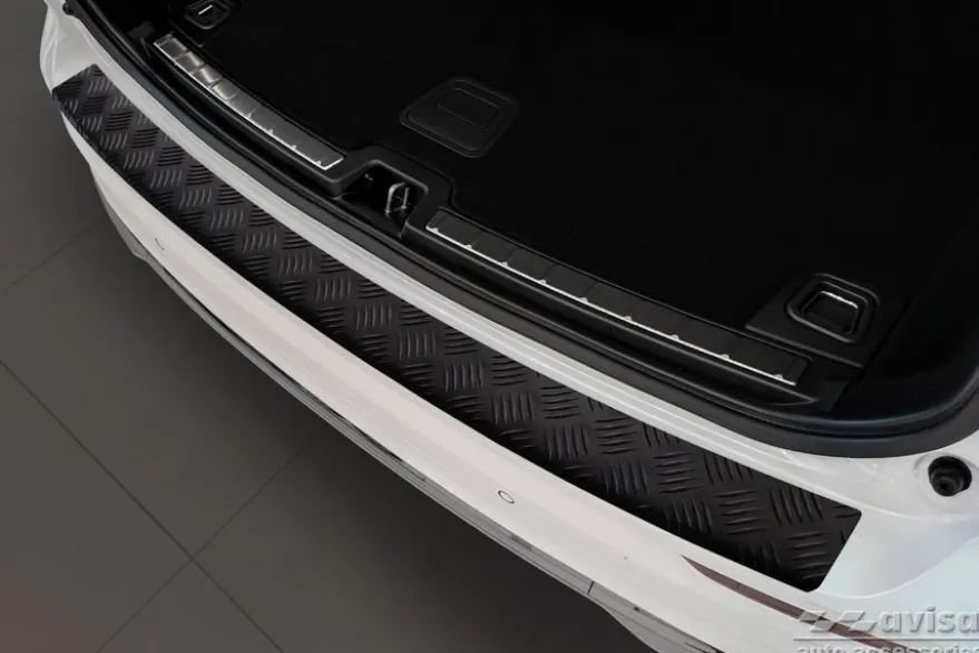 Lastskydd Mattsvart Aluminium Durkplåt till Volvo XC60 II 2017->