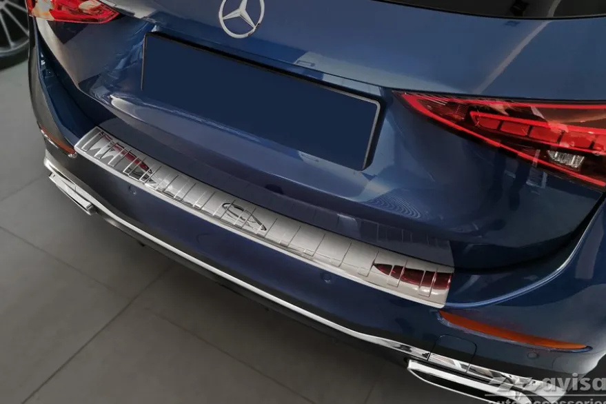 Lastskydd Rostfri Blank Metall Mercedes C-Klass S206 Kombi AMG-Paket 2021->