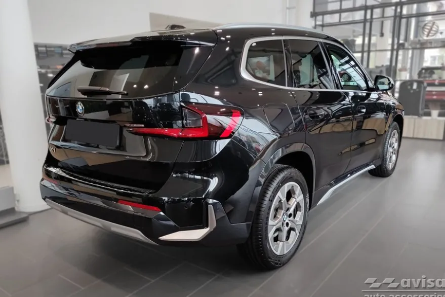 Lastskydd Rostfri Blank Svart Bmw X1 III U11 2022->
