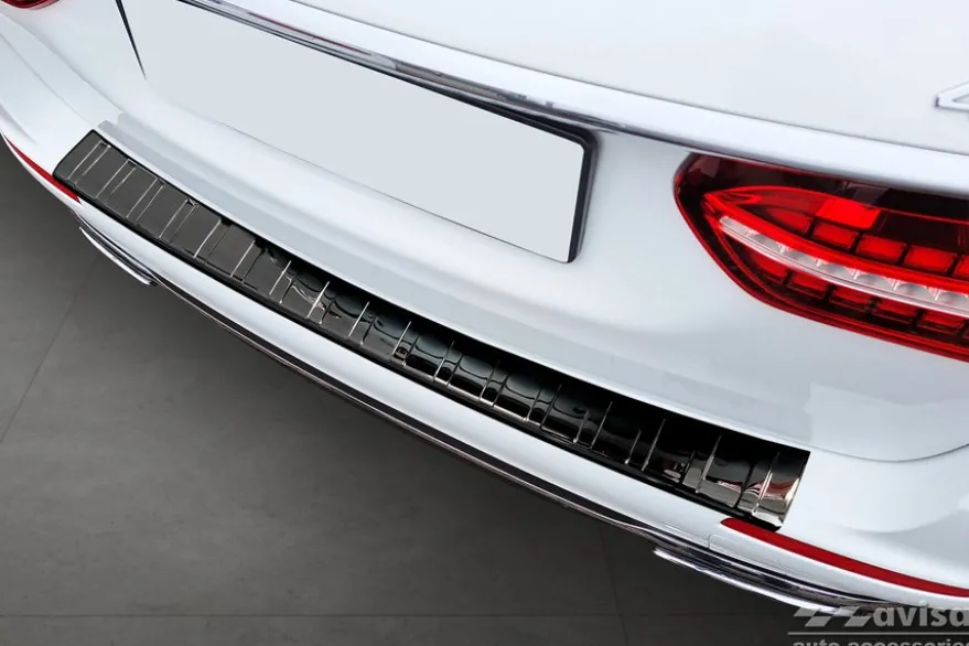 Lastskydd Rostfri Blank Svart Mercedes E-Klass S213 Kombi 2016->