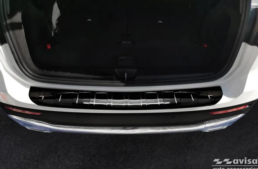 Lastskydd Rostfri Blank Svart Mercedes GLB X247 2019-2025