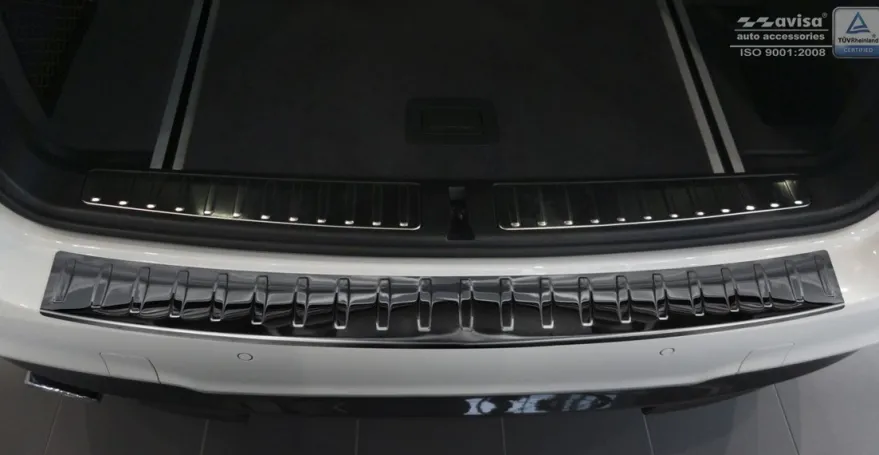 Lastskydd Rostfri Blank Svart Metall Bmw X3 F25 2014-2017