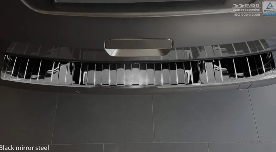 Lastskydd Rostfri Blank Svart Metall Citroen Spacetourer 2016->