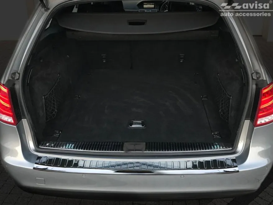 Lastskydd Rostfri Blank Svart Metall Mercedes E-Klass S212 Kombi 2013-2016