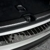 Lastskydd Rostfri Blank Svart Metall Mercedes GLC 2015->