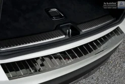 Lastskydd Rostfri Blank Svart Metall Mercedes GLC 2015->