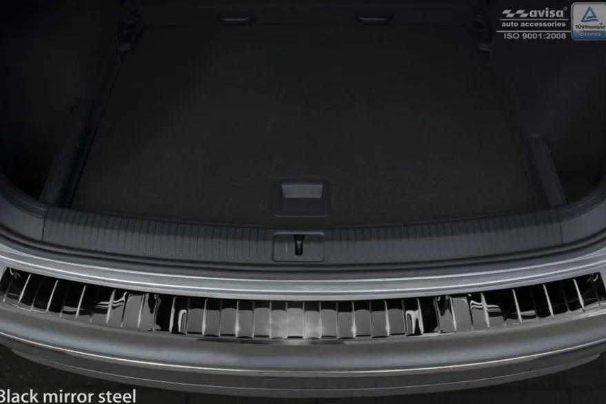 Lastskydd Rostfri Blank Svart Metall Volkswagen Tiguan II 2015-2024