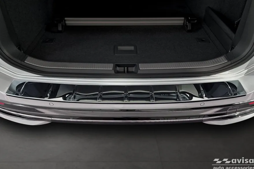 Lastskydd Rostfri Blank Svart Metall VW Passat B9 Variant 2024->