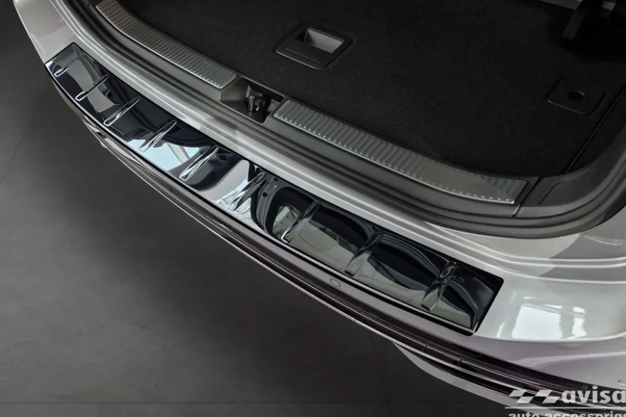 Lastskydd Rostfri Blank Svart Metall VW Passat B9 Variant 2024->