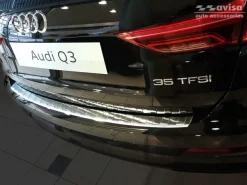 Lastskydd Rostfri Borstad Metall Audi Q3 II 2018-2019