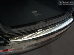 Lastskydd Rostfri Borstad Metall Audi Q3 II 2018-2019