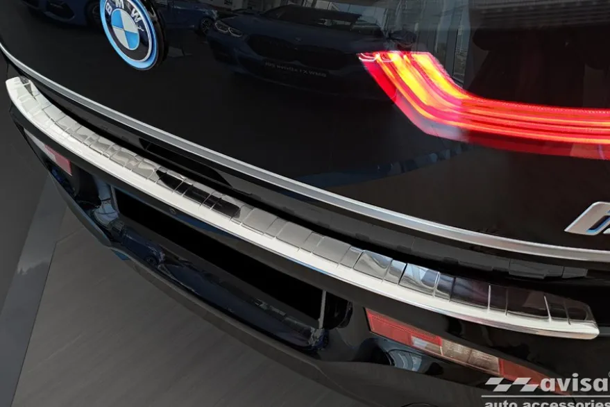 Lastskydd Rostfri Borstad Metall Bmw i3 i01 2017->