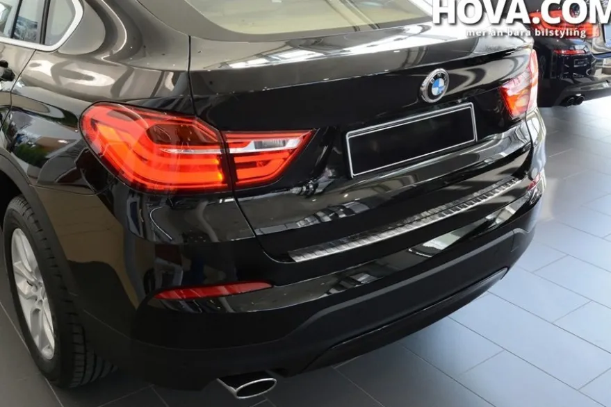 Lastskydd Rostfri Borstad Metall BMW X4 F26 2014->