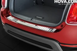 Lastskydd Rostfri Borstad Metall Fiat 500X 2014->