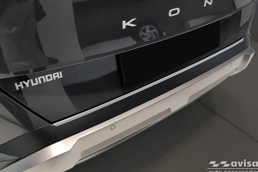 Lastskydd Rostfri Borstad Metall Hyundai Kona II 2023->