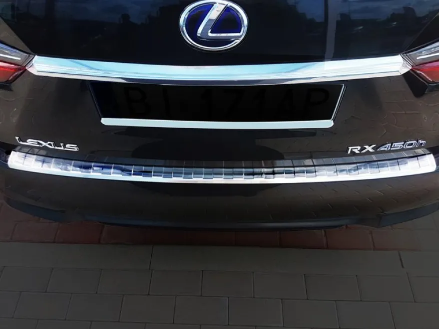 Lastskydd Rostfri Borstad Metall Lexus RX 2015->