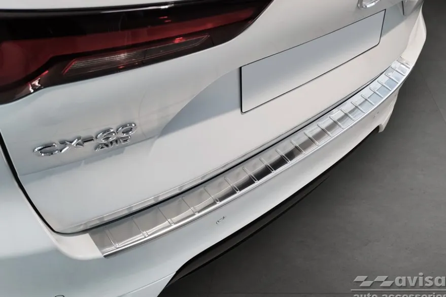 Lastskydd Rostfri Borstad Metall Mazda CX-60 2022->