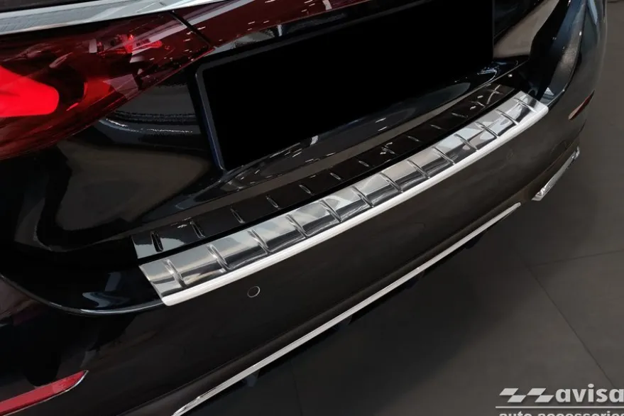 Lastskydd Rostfri Borstad Metall Mercedes E-Klass Sedan W214 2023->