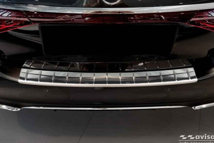 Lastskydd Rostfri Borstad Metall Mercedes E-Klass Sedan W214 2023->
