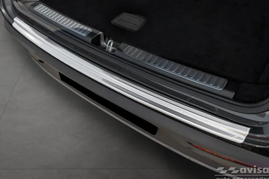 Lastskydd Rostfri Borstad Metall Mercedes EQC N293 2019->
