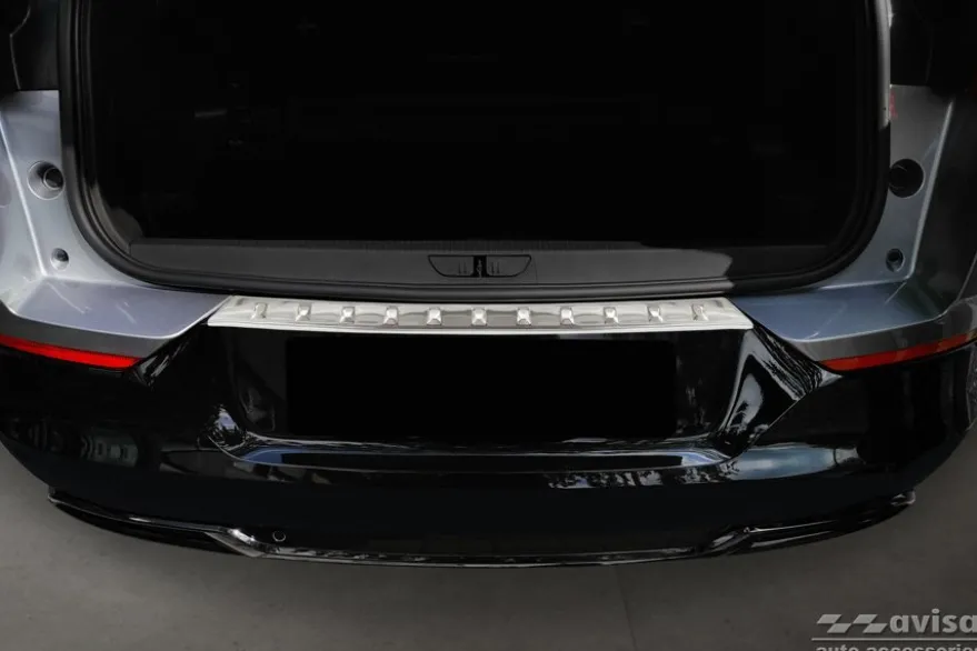 Lastskydd Rostfri Borstad Metall Opel Grandland X 2021->