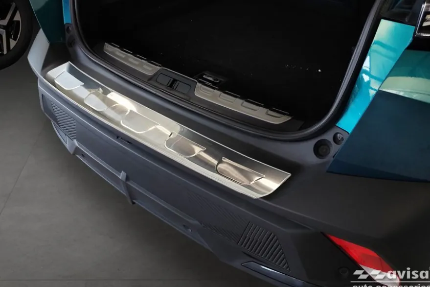 Lastskydd Rostfri Borstad metall Peugeot 408 fastback 2023->