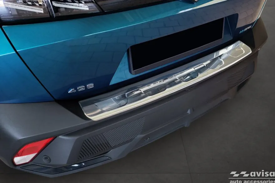 Lastskydd Rostfri Borstad metall Peugeot 408 fastback 2023->
