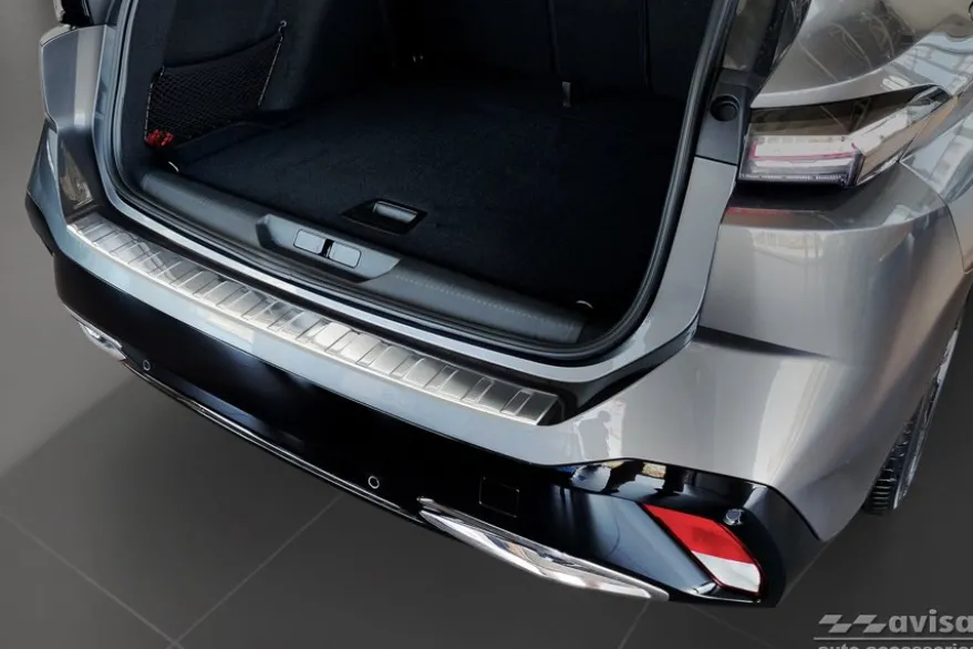 Lastskydd Rostfri Borstad Metall Peugeot 308 III SW Kombi 2021->