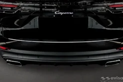 Lastskydd Rostfri Borstad Metall Porsche Cayenne III 2017-2023
