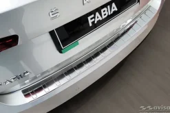 Lastskydd Rostfri Borstad Metall Skoda Fabia IV Hatchback 2021-><noscript><img width=