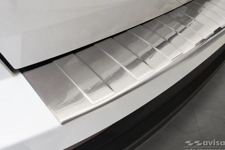 Lastskydd Rostfri Borstad Metall Skoda Karoq Facelift 2022->