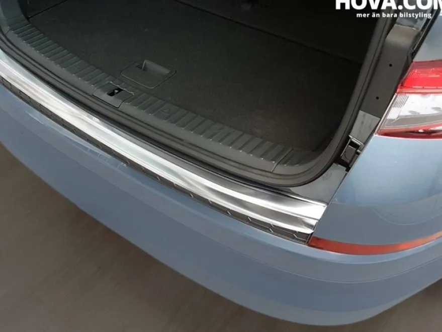 Lastskydd Rostfri Borstad Metall Skoda Kodiaq 2016-2024