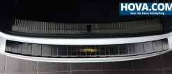 Lastskydd Rostfri Borstad Metall Svart Audi A4 B9 Avant 2015-><noscript><img width=