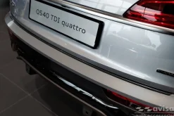 Lastskydd Rostfri Borstad Metall Svart Audi Q5 Sportsback 2020-><noscript><img width=