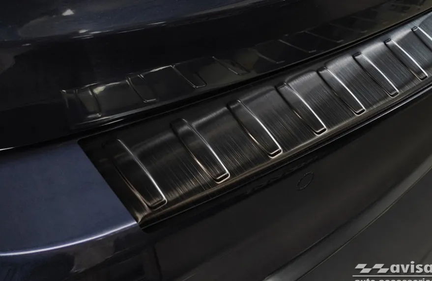 Lastskydd Rostfri Borstad Metall Svart Bmw 3-Serie F31 2012-2019