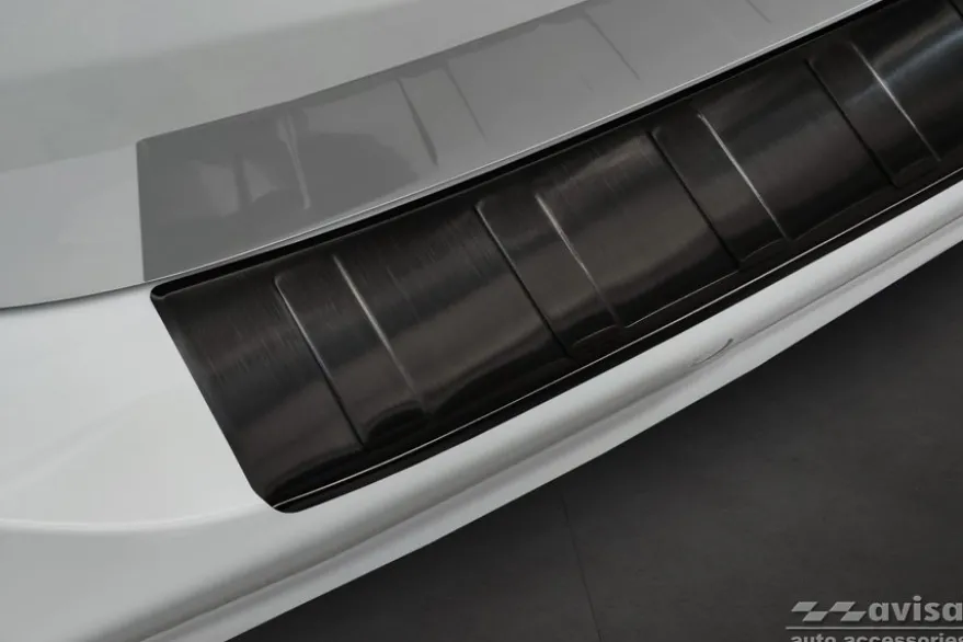 Lastskydd Rostfri Borstad Metall Svart Bmw 3-Serie G21 2018-2022