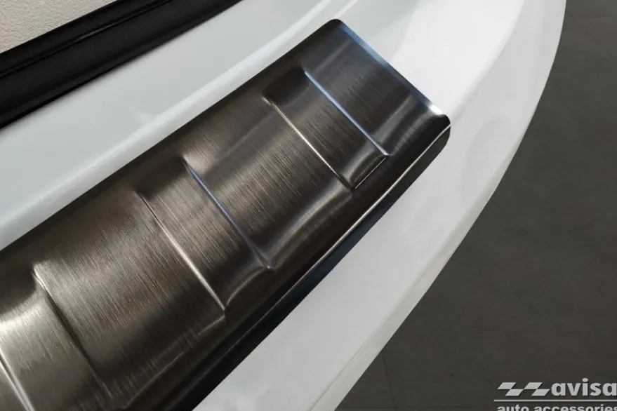 Lastskydd Rostfri Borstad metall Svart Bmw X6 F16 II 2014-2019