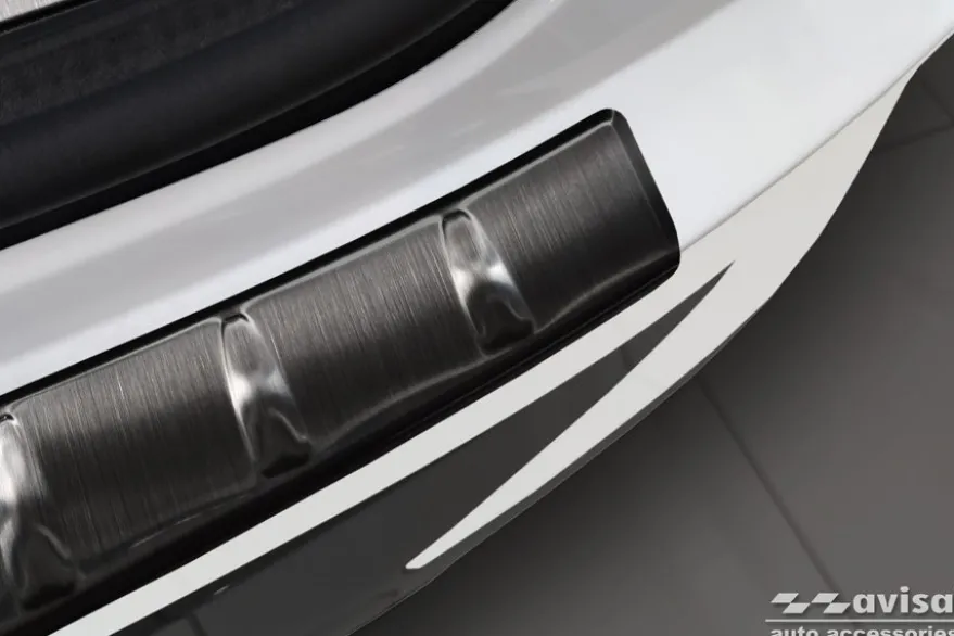 Lastskydd Rostfri Borstad Metall Svart Bmw X4 II G02 M-Paket 2021->