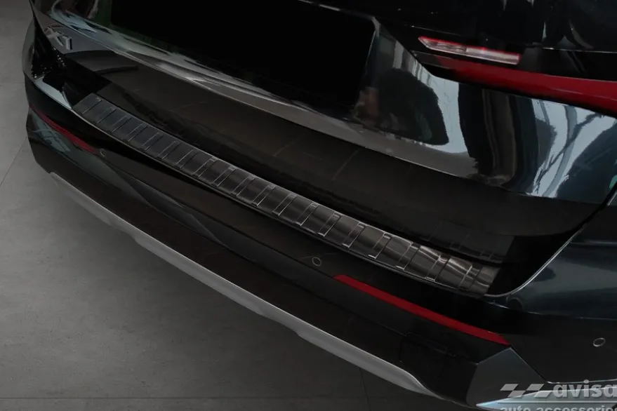Lastskydd Rostfri Borstad Metall Svart Bmw X1 III U11 2022->