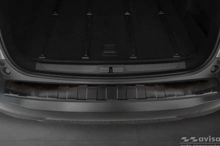 Lastskydd Rostfri Borstad Metall Svart Citroen C5 X 2021->