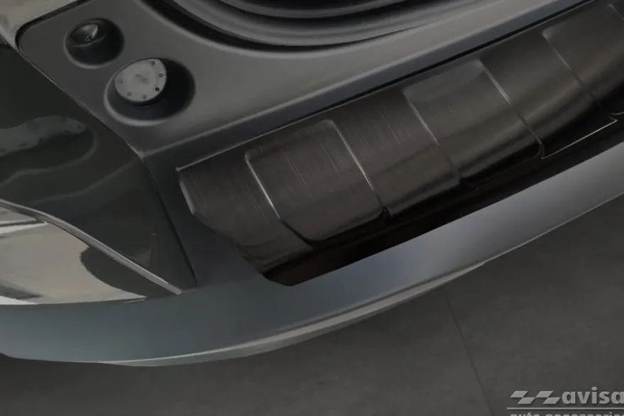 Lastskydd Rostfri Borstad Metall Svart Citroen C5 X 2021->